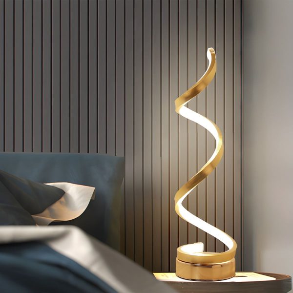 lampe spirale moderne