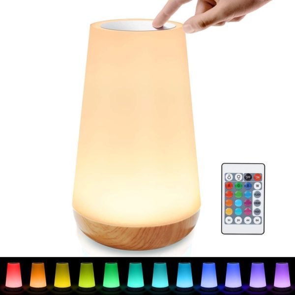 lampe à poser tactile treize couleurs