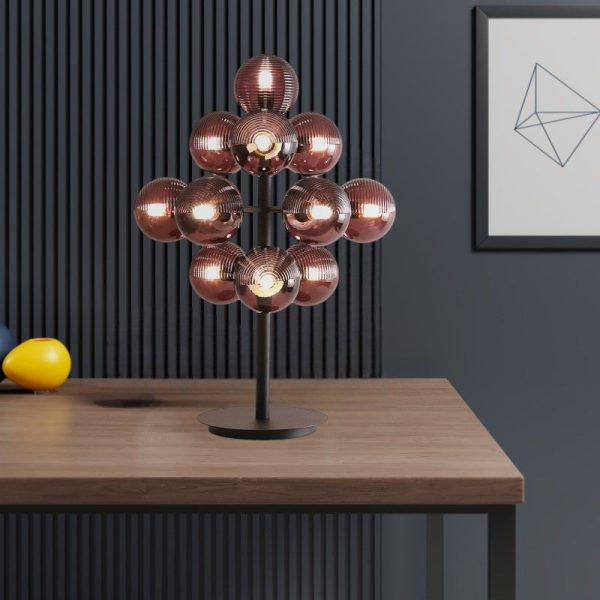 Lampe à poser en forme de grappe