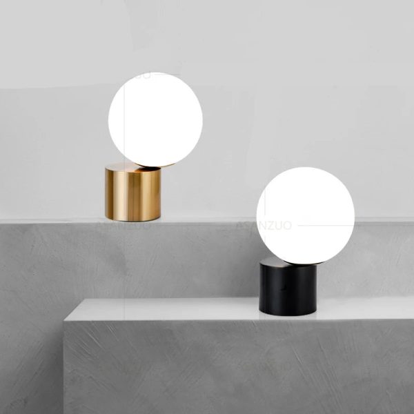 Lampe à poser Boule en Verre
