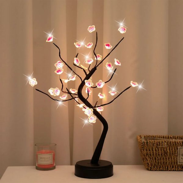 lampe à poser Fleur de Cerisier Japonais