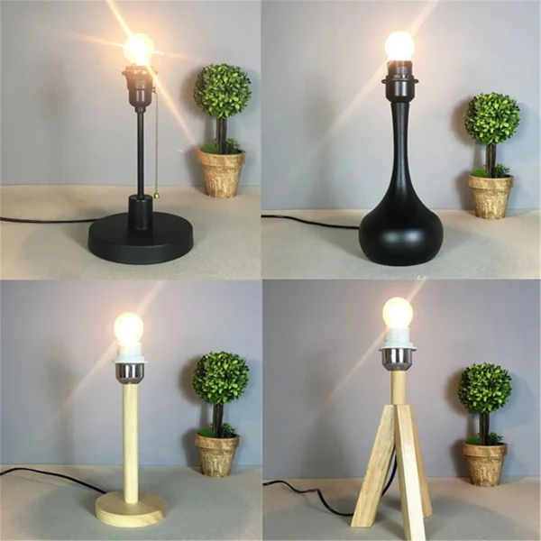 pied de lampe à poser élégant