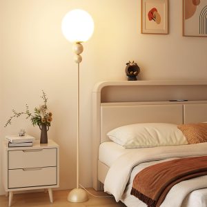 Lampe à poser au sol boule lumineuse