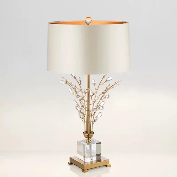 Lampe à poser design luxe cristal