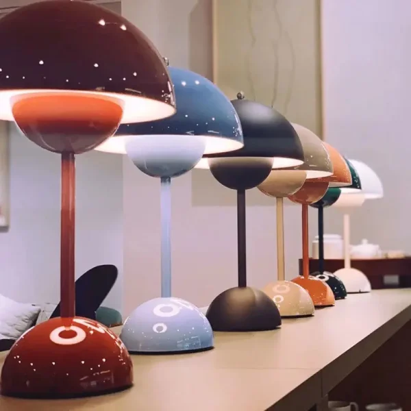 Lampe champignon rechargeable