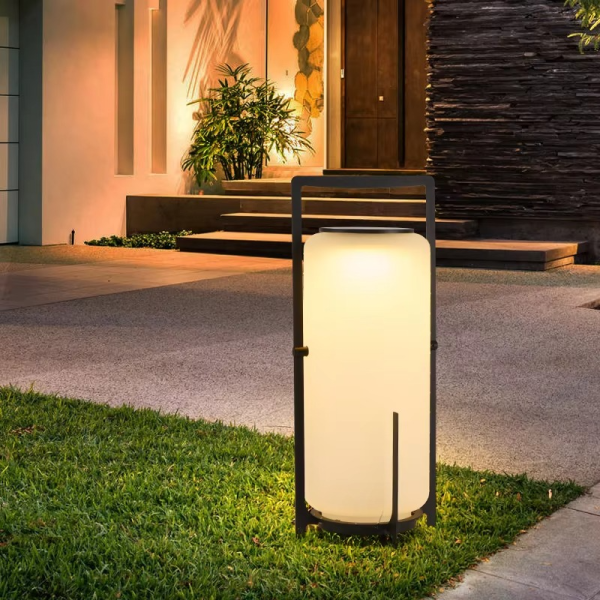 Lampe solaire à poser au sol