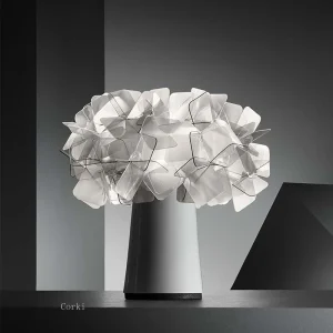lampe à poser originale blanche
