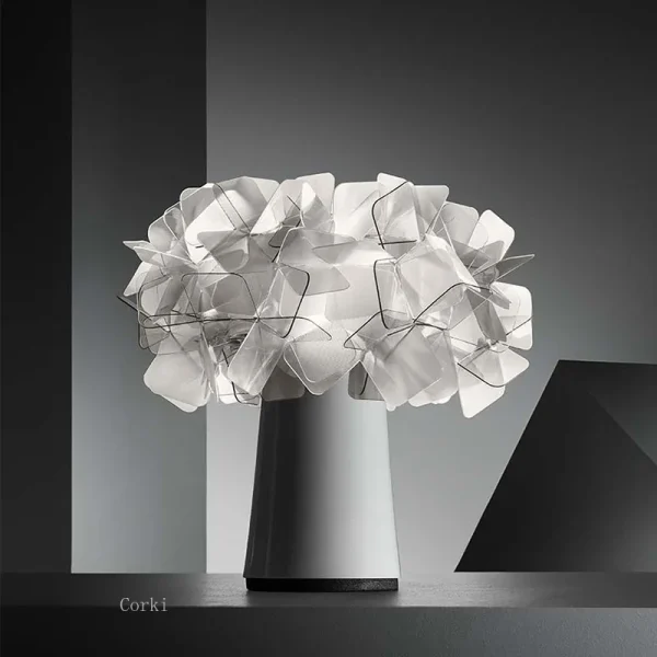 lampe à poser originale blanche