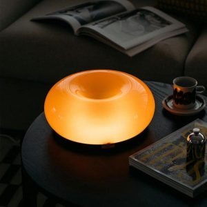 Lampe à poser Donut en Verre