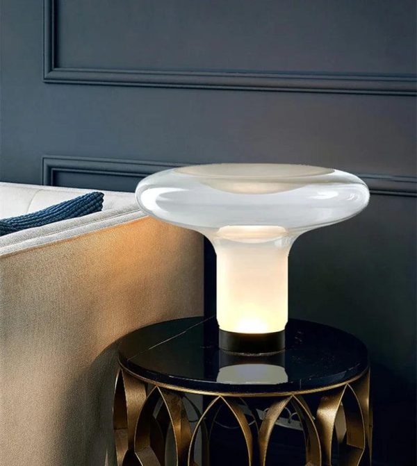 Lampe à poser en Verre design Italien