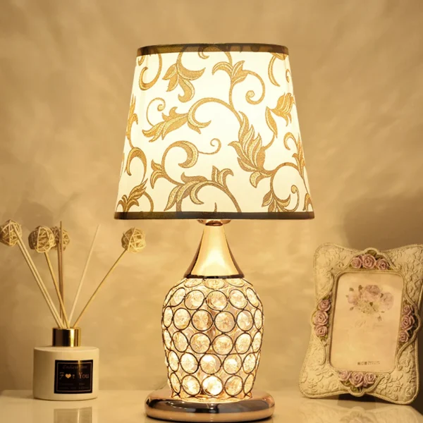 lampe à poser style romantique