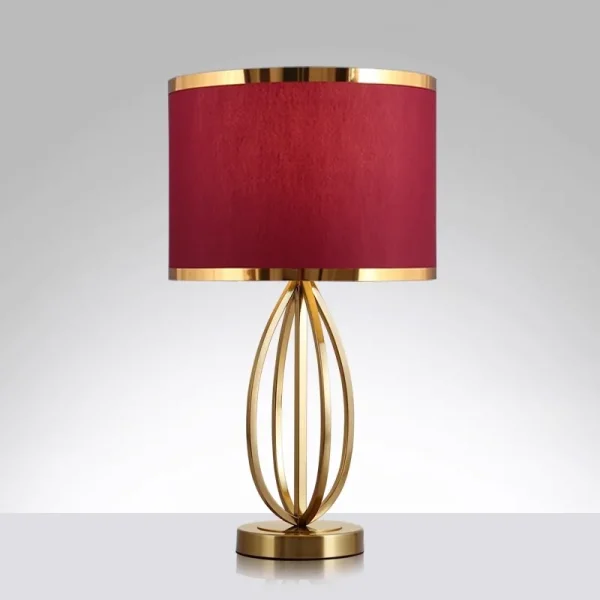 Lampe à poser design luxe en métal