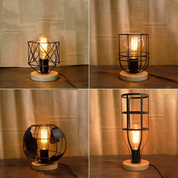 lampe de table industrielle