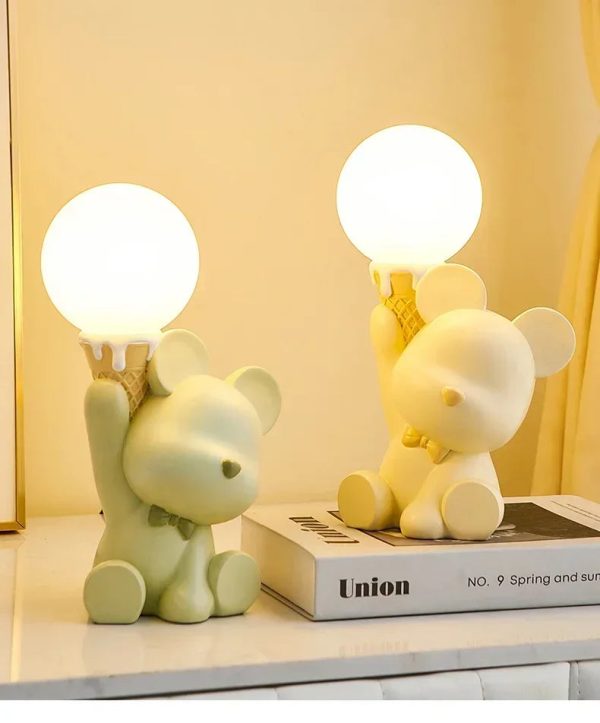 lampe à poser petit ourson