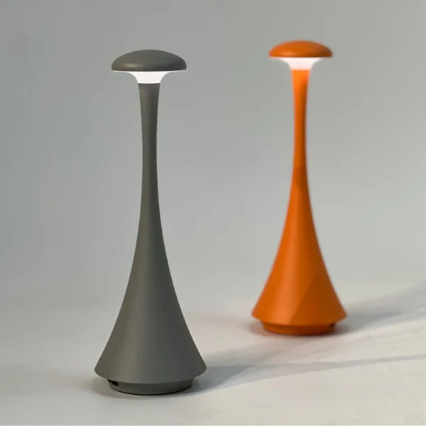 Lampe de table champignon portable à poser rechargeable