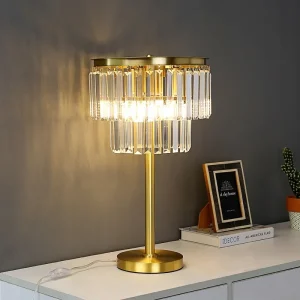 Lampe à poser contemporaine design luxe