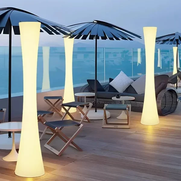 lampadaire décoratif solaire à poser