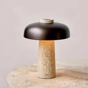 Lampe à poser champignon moderne