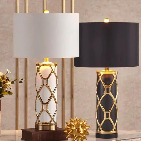 lampe à poser de salon design luxe
