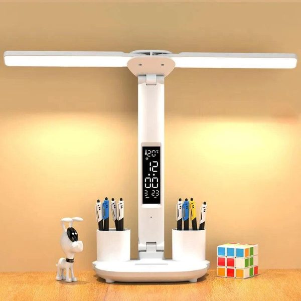 lampe de bureau led double tête