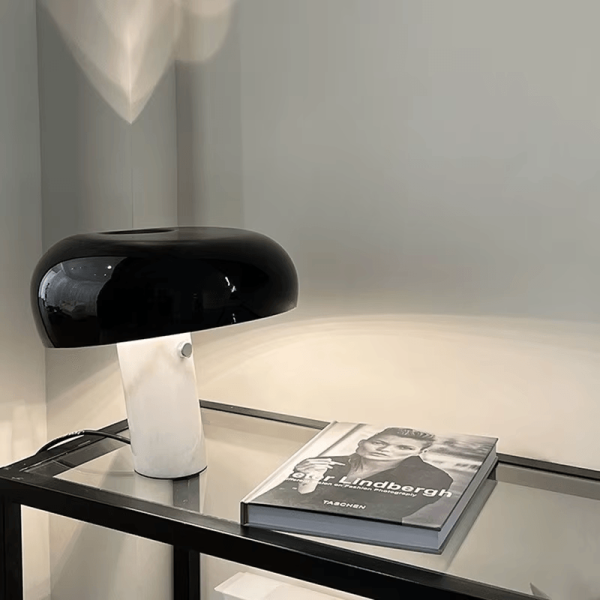 Lampe à poser Champignon en Marbre