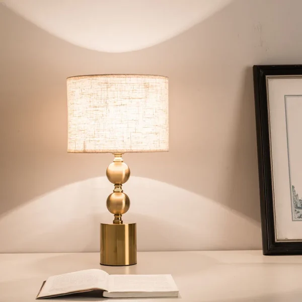 lampes a poser tendance en métal doré