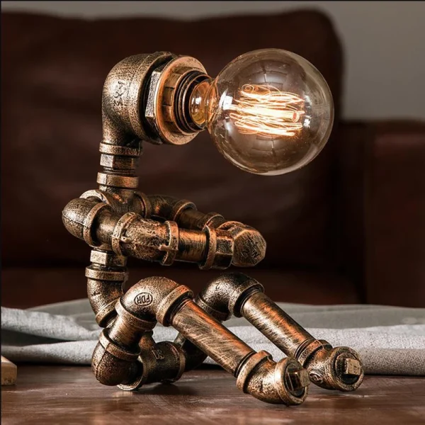 Lampe créative industrielle à poser