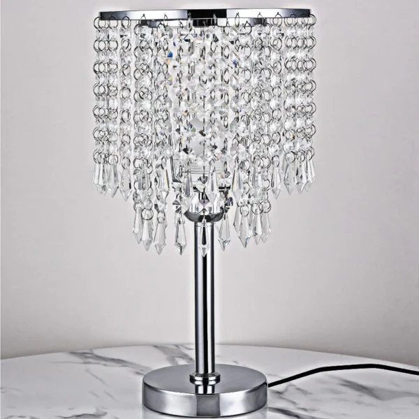 Lampe à poser contemporaine en cristal