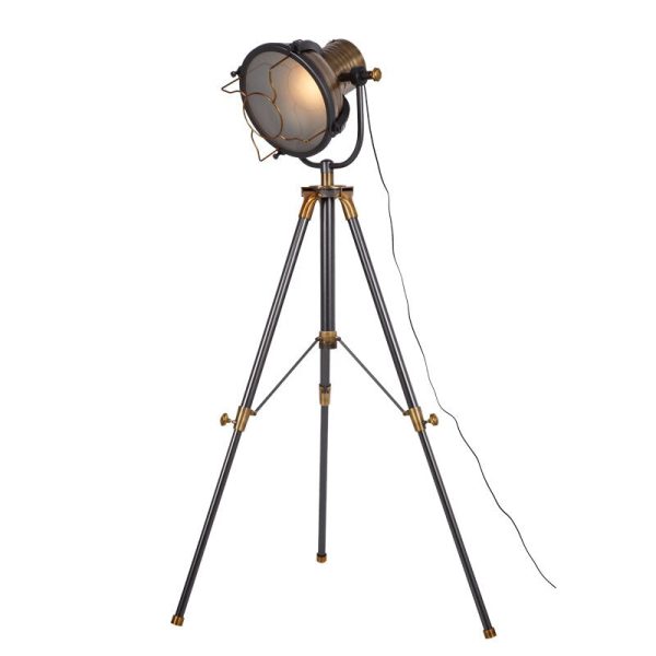 lampe industrielle sur trépied